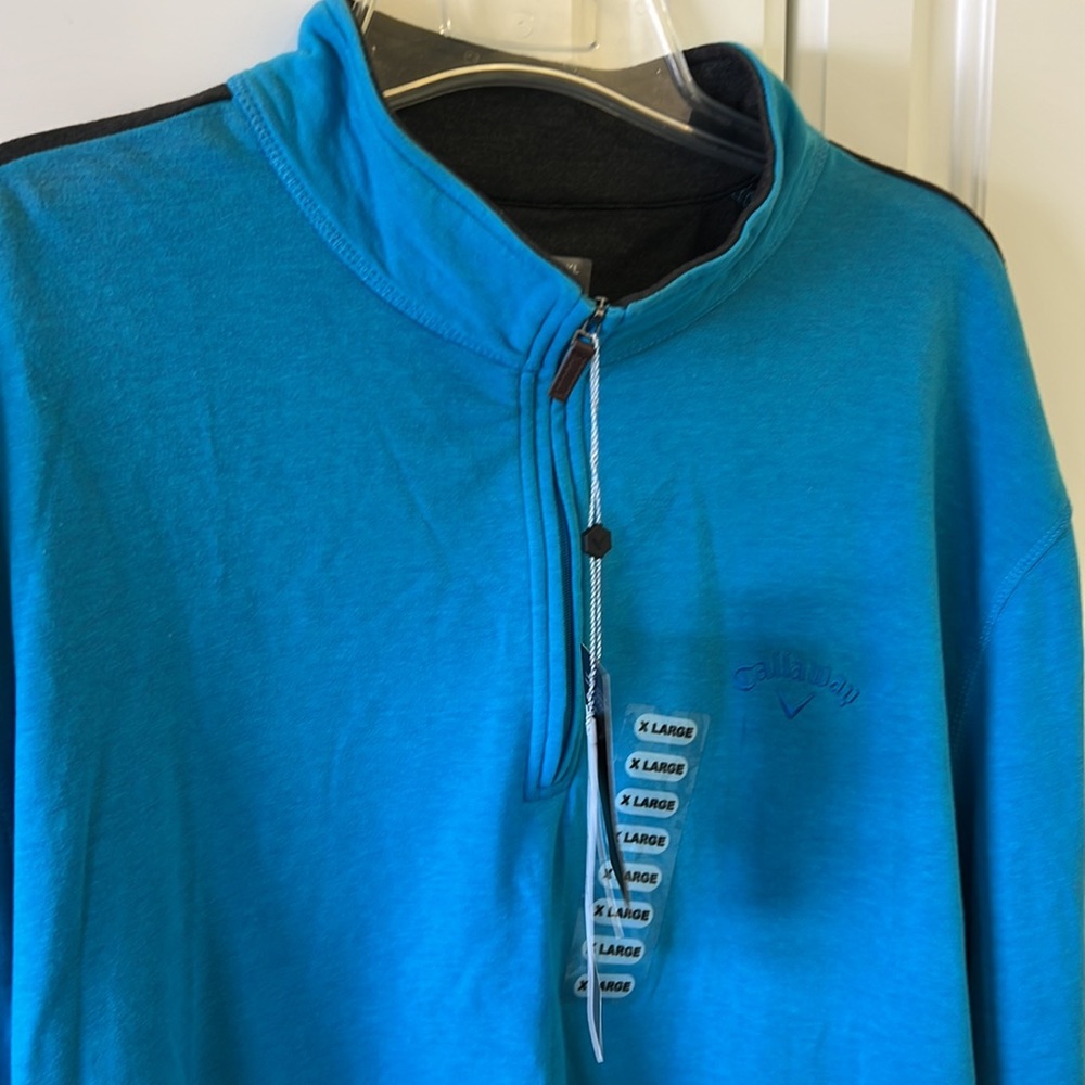 Callaway Men’s Blue XL 3/4 Zip Up Pullover
